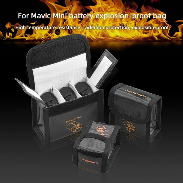 Explosion Proof Storage Bag Battery LiPo Safe Bag For DJI Mavic Mini Drone